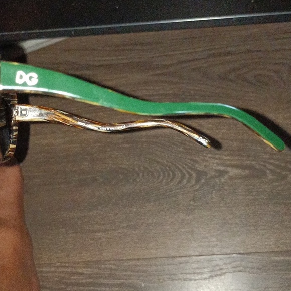 Dolce & Gabbana Striped & Green Gradient Sunglasses - Picture 5 of 7